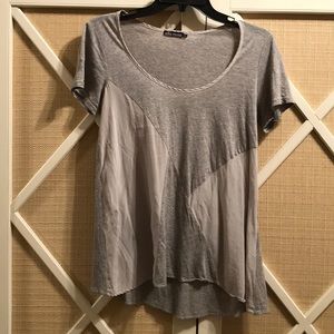 Ella Moss grey flowy t shirt